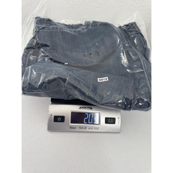 Point Sur Denim Jeans Womens 29 Ripped Button Fly Cropped Raw Hem Made in USA - Picture 15 of 15